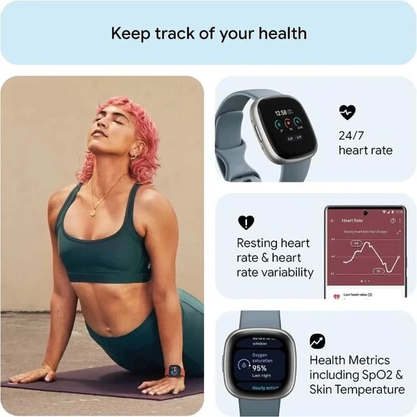 Fitbit Versa 4 Akıllı Saat - 4