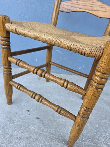 Vintage Masif Ahşap Sandalye (1 Adet) AC06 - 7