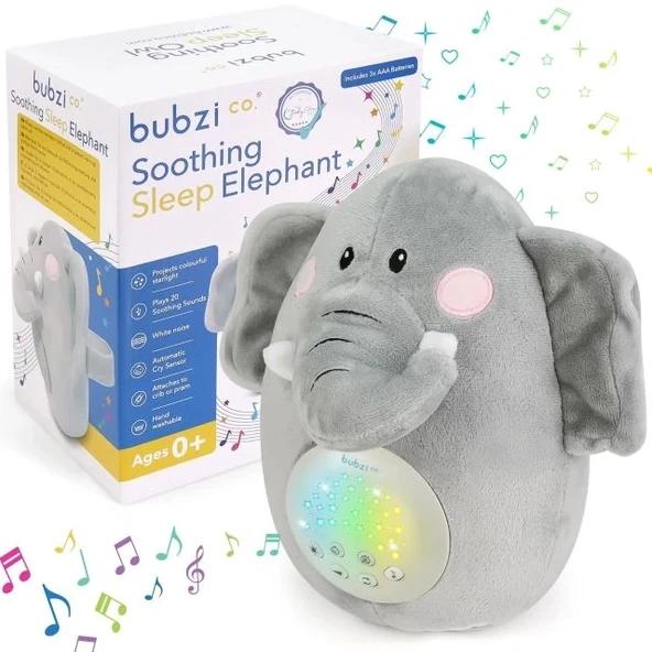 Bubzi Co Bebek Yatıştırıcı Oyuncak Baykuş Ses Cihazı