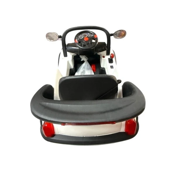 Babyhope W431r Akülü Araba - 12v - Uzaktan Kumandalı - Sd-Usb-Mp3 Beyaz - 3