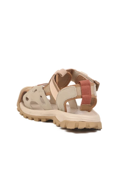 Guja Bej Cırtlı Hafif Unisex Çocuk Spor Sandalet 25Y614 F - 4