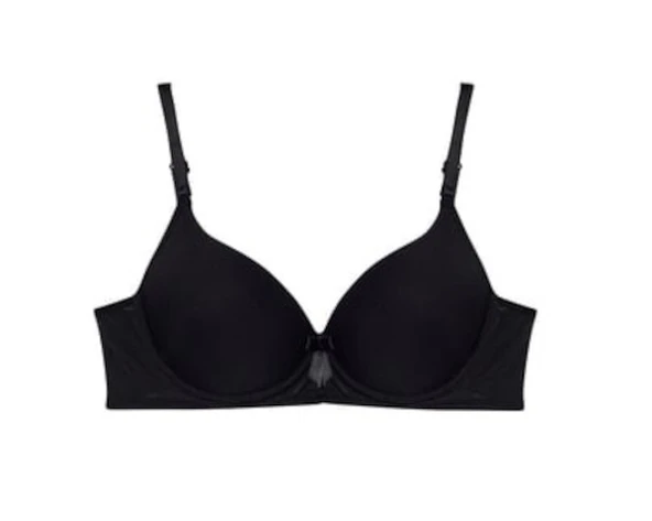 ASM1313 Kadın Siyah A Plus Comfort Mikro Kumaş Destekli Sütyen (161) - 2