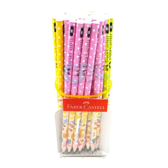 Faber-Castell Sevimli Dostlar 2B Yuvarlak Kurşun Kalem 72 Adet 16880