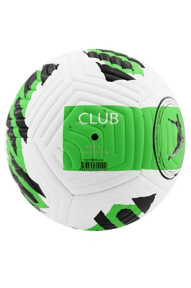 Yeşil Yeni Desenli Futbol Topu 4 Astarlı No:5 480 Gr + Pompa Hediyeli X507 - 3