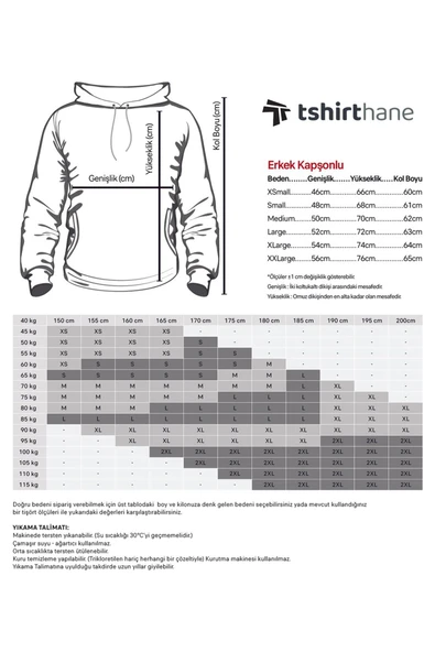 5 Yıldız Sarı Kırmızı İmparatorluk Siyah Erkek 3ip Kapşonlu Sweatshirt - 6