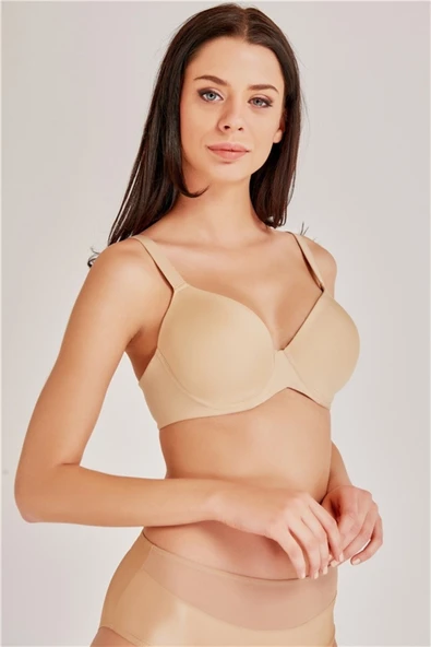 ASM1315 Kadın Ten A Plus Comfort Mikro Kumaş Destekli Sütyen (161) - 4