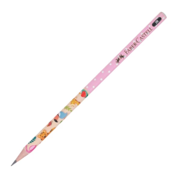 Faber-Castell Sevimli Dostlar 2B Yuvarlak Kurşun Kalem 72 Adet 16880 - 3