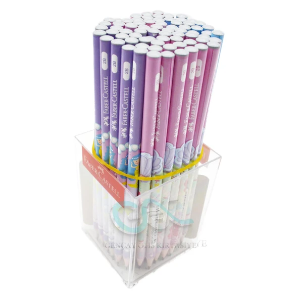 Faber-Castell Denizkızı 2B Yuvarlak Kurşun Kalem 72 Adet 59257 - 2
