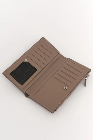 Kadın Deri Cüzdan Gri 213505 - 5