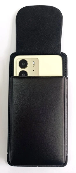 Kemere Takılan Lüks Kılıf Büyük Boy Mıknatıslı Dik 17x8 Cm - Resim 4