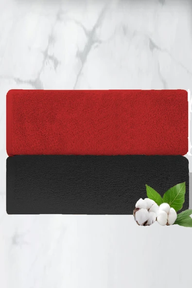 2 li Lüks El Yüz Havlu Seti 50x90 Cm %100 Pamuklu Gramajlı Sija - 4