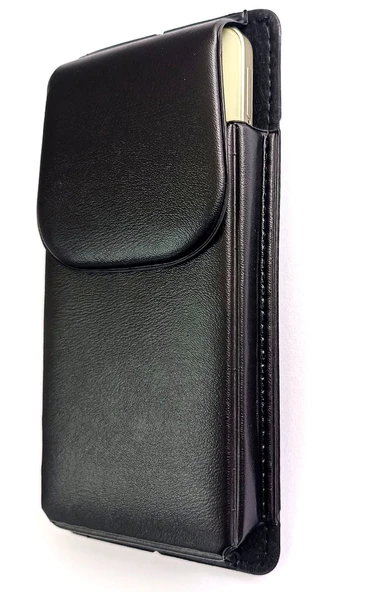 Kemere Takılan Lüks Kılıf Büyük Boy Mıknatıslı Dik 17x8 Cm ürün görseli 1