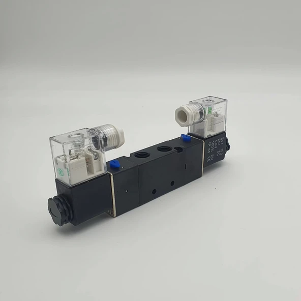Pnömatik Valf Ventil 4V220-08 1/4 - 5/2 BB 12V/24V/110V/220V - 5