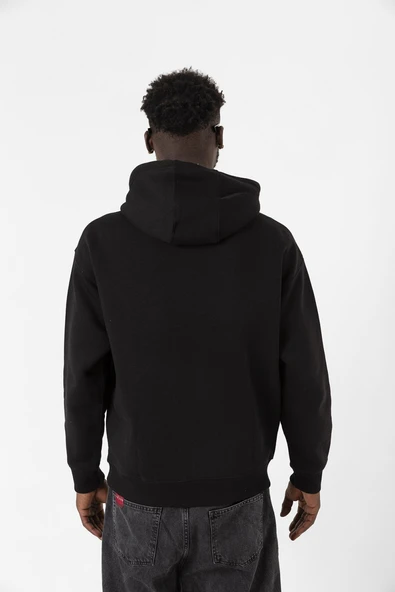 5 Yıldız Sarı Kırmızı İmparatorluk Siyah Erkek 3ip Kapşonlu Sweatshirt - 4