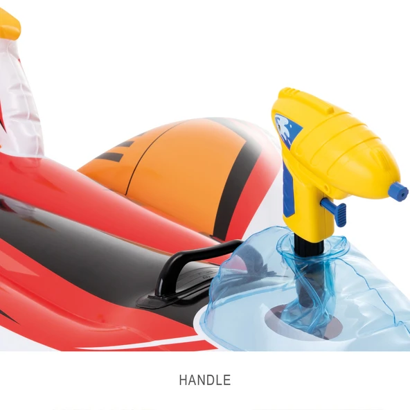 Şişme Uçak - Deniz & Havuz Oyuncağı - Intex - Su Tabancalı - Mavi (57536) - 4