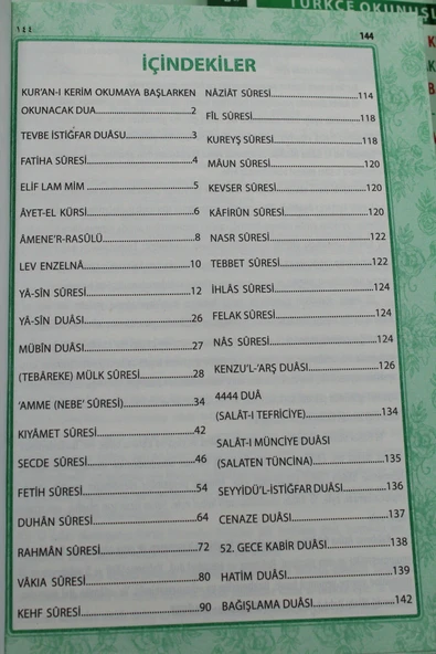 Hediyelik 10 Adet Geniş İçerik Yasini Şerif Yeşil Renk Okunuşlu ve Mealli 144 shf. Orta Boy(17x24cm) - 6