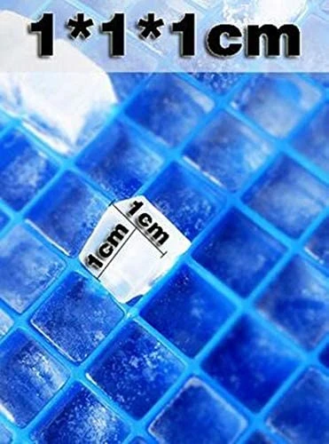 160 Bölmeli Mini Küp Silikon Buz Kalıbı Buzluk - 5