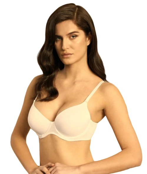 ASM1312 Kadın Krem A Plus Comfort Mikro Kumaş Destekli Sütyen (161)