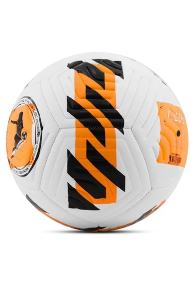 Turuncu Yeni Desenli Futbol Topu 4 Astarlı No:5 480 Gr + Pompa Hediyeli X507 - 3