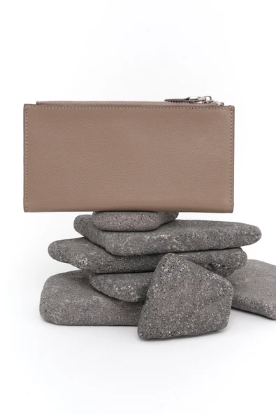 Kadın Deri Cüzdan Gri 213505 - 6