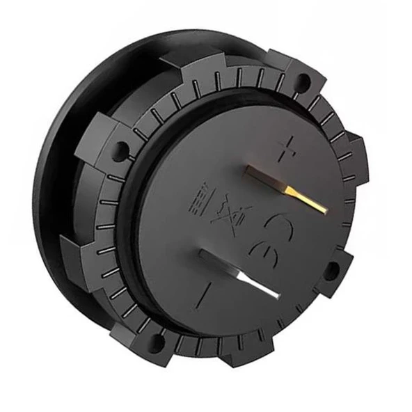 Ayt Powermaster IC-230E 6-18 Volt Voltmetre Pano Tipi Akü Göstergeli 28 Mm 6-18 Volt Dış Çap 36.5 Mm 2 Pinli - 3
