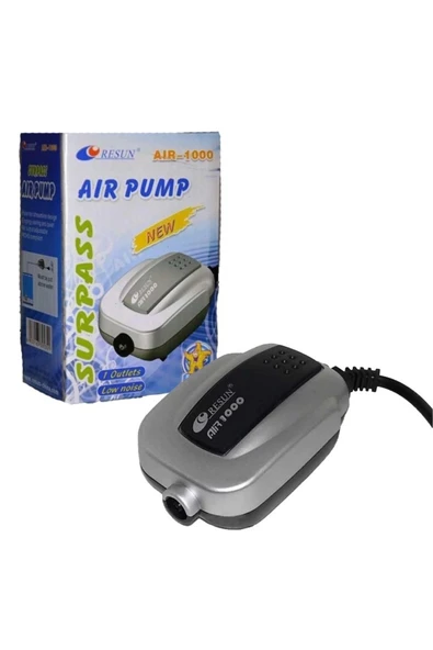 Resun Air-1000 Tek Çıkışlı Akvaryum Hava Motoru