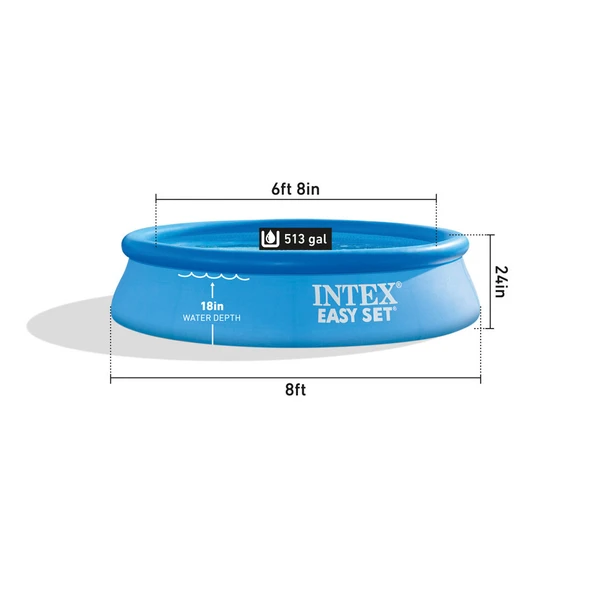 Şişme Aile Havuzu - Intex - Easy - 244 x 61 cm (28106) - 3