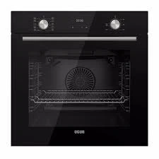 Uğur UAF 6011D SCPET Fry Art Siyah Ankastre Fırın