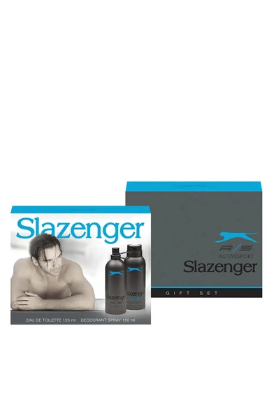 Slazenger Activesport Parfüm 125 Ml ve Deodorant 150 Ml Set Mavi - 2