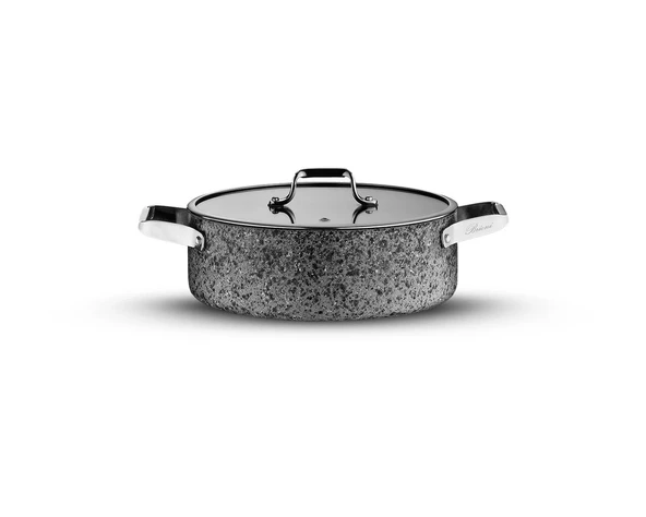 Brioni Stone-H 30 Cm Çizilmez Yanmaz Yapışmaz Basık Tencere Sh-126