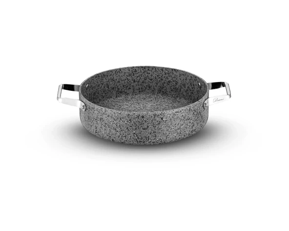 Brioni Stone-H 30 Cm Çizilmez Yanmaz Yapışmaz Basık Tencere Sh-126 - 3