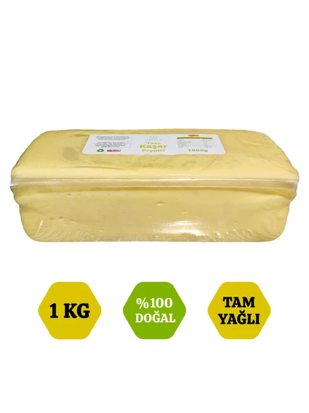 Sayina Tam Yağlı Taze Kaşar Peyniri 1000 Gr