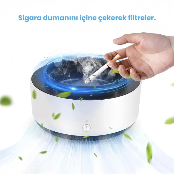UpWay Dumanı Filtreleyen Küllük İki Adet Yapıştırıcı Tutucu Yıkanabilir Nano Ped Hediyeli - 2
