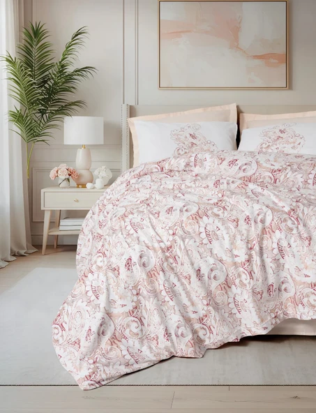 Cotton Box Bohem Tek Kişilik Nevresim Takımı Serava Somon ürün görseli