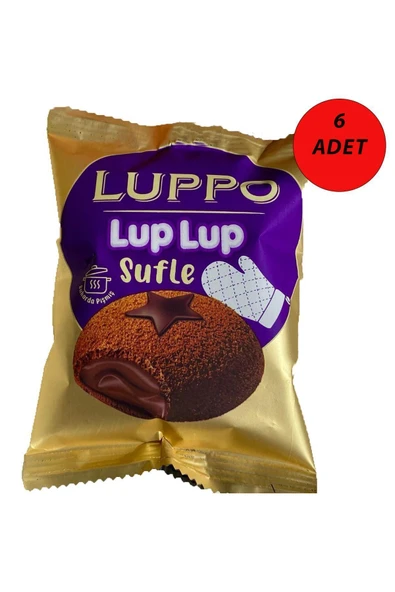 LUP LUP SUFLE KEK 6'LI ürün görseli