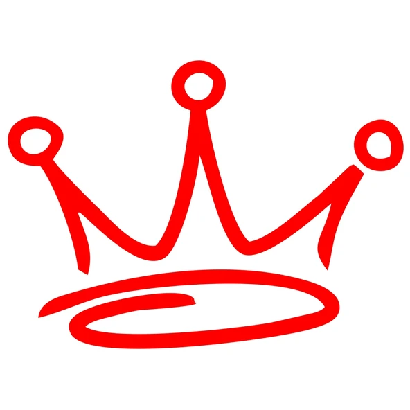 Kral Tacı Sticker 17x17 Cm Kırmızı ürün görseli