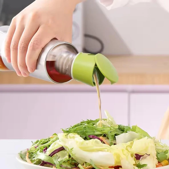 Ayt Sunup SN-26505 Baharat Yağdanlık Şişesi Kapağı Sirke Limon Suyu Yağ İçin Uyumlu - 2