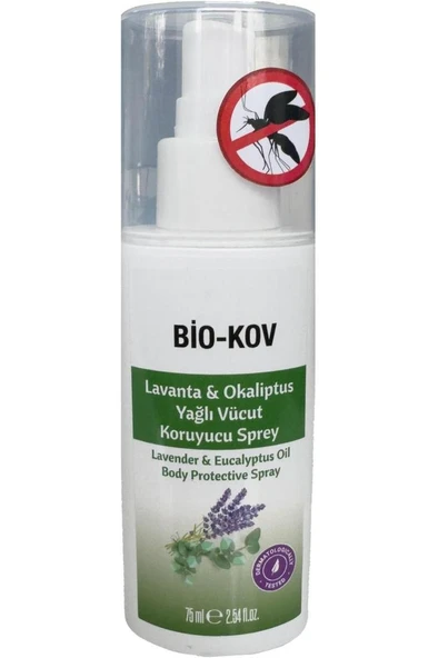Biokov Lavanta Okaliptus Yağlı Haşere Kovucu Sprey 75ml