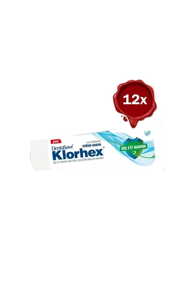 Klorhex Diş Macunu Yoğun Bakım 75 Ml X 12