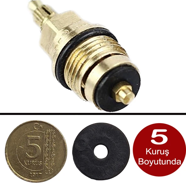 Yanmaz Musluk Contası 10'Lu Paket Haykar Isıya Erimeye Dayanıklı Kauçuk Conta 16mm Salmastra Çeşme Lastiği - 4