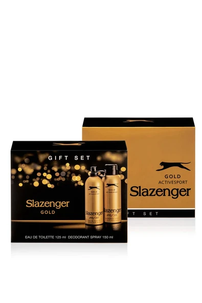 Slazenger Activesport Parfüm 125 Ml ve Deodorant 150 Ml Set Gold - 2
