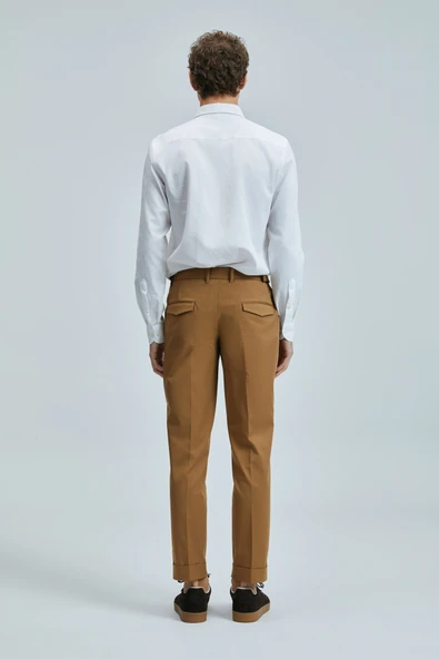 Lufian 111010634 Farla Erkek Basic Gömlek Regular Fit Beyaz Erkek Gömlek - Resim 7