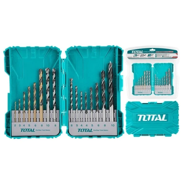Total TACSDL11601 16'lı Metal, Beton ve Ahşap Matkap Ucu Seti