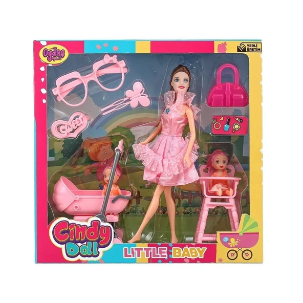 Aksesuarlı Model Bebek  Seti 4561