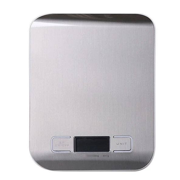 S Line Dijital Mutfak Tartısı LCD Ekranlı, 5KG Kapasiteli, Hassas Ölçüm