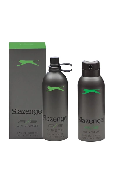 Slazenger Activesport Parfüm 125 Ml ve Deodorant 150 Ml Set Yeşil