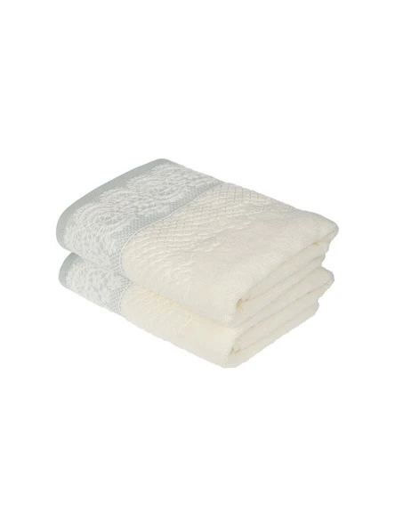 2 Li Özdilek %100 Pamuk Evony El Yüz Havlusu 50 x 90