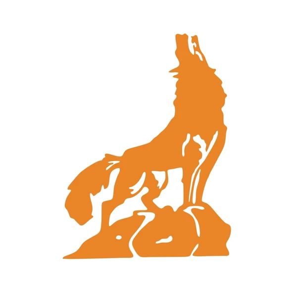 Bozkurt Sticker 17x17 Cm Turuncu ürün görseli