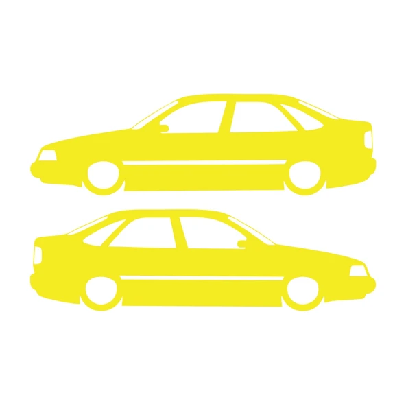 Basık Tempra Sticker 17x17 Cm Sarı ürün görseli