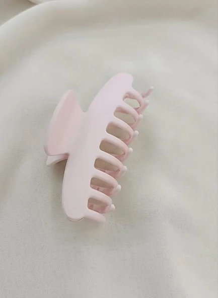 Mandal Toka Saç Aksesuarı 9 cm İthal Ürün Saç Tokası Renk Açık Pembe